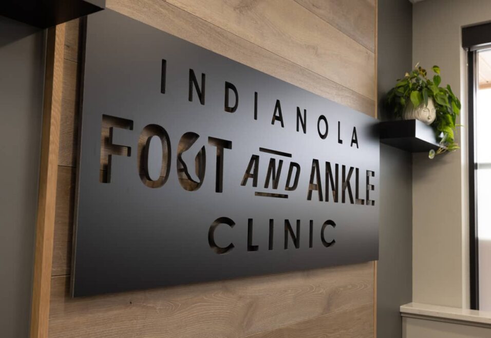 Indianola Foot and Ankle Clinic Interior Sign About Us Page Interior Sign Photo